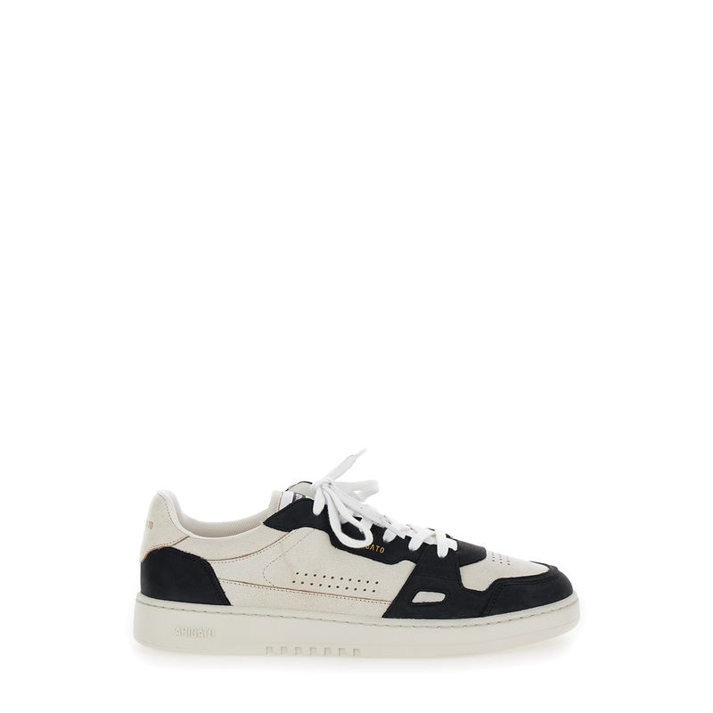 Axel Arigato Men 'Dice Lo' Black And Beige Two-Tone Sneakers In Calf Leather Man